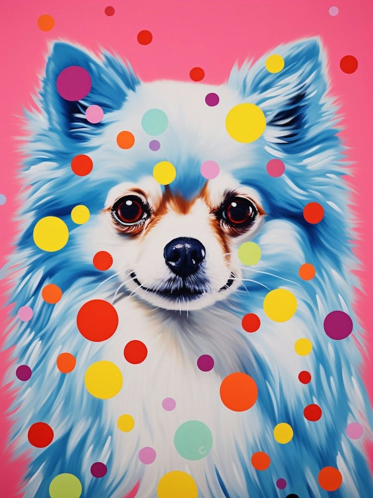Pomeranian Pop Art 1