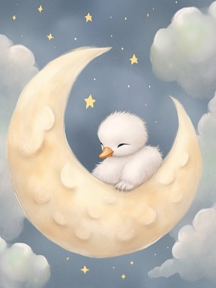 Sleeping Baby Flamingo