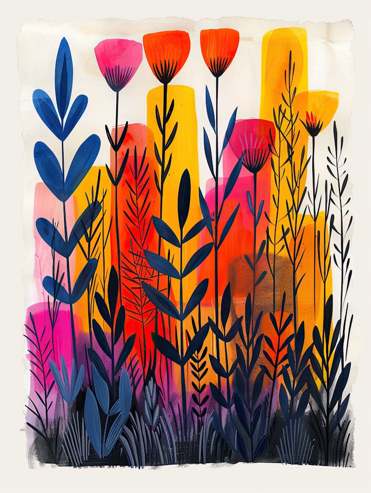 Painted Silence Matisse Style