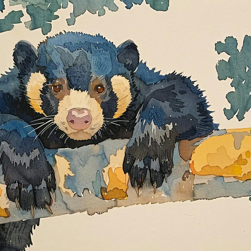 Editorial Art White Background Bear