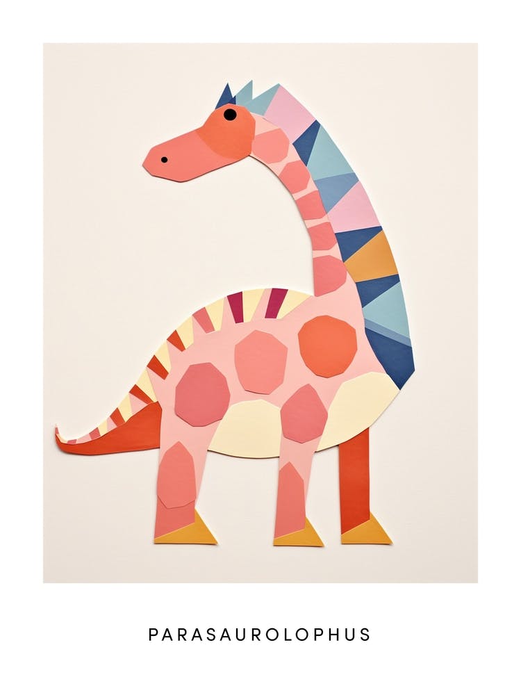 Nursery Dinosaur Art Parasaurolophus 1 Poster