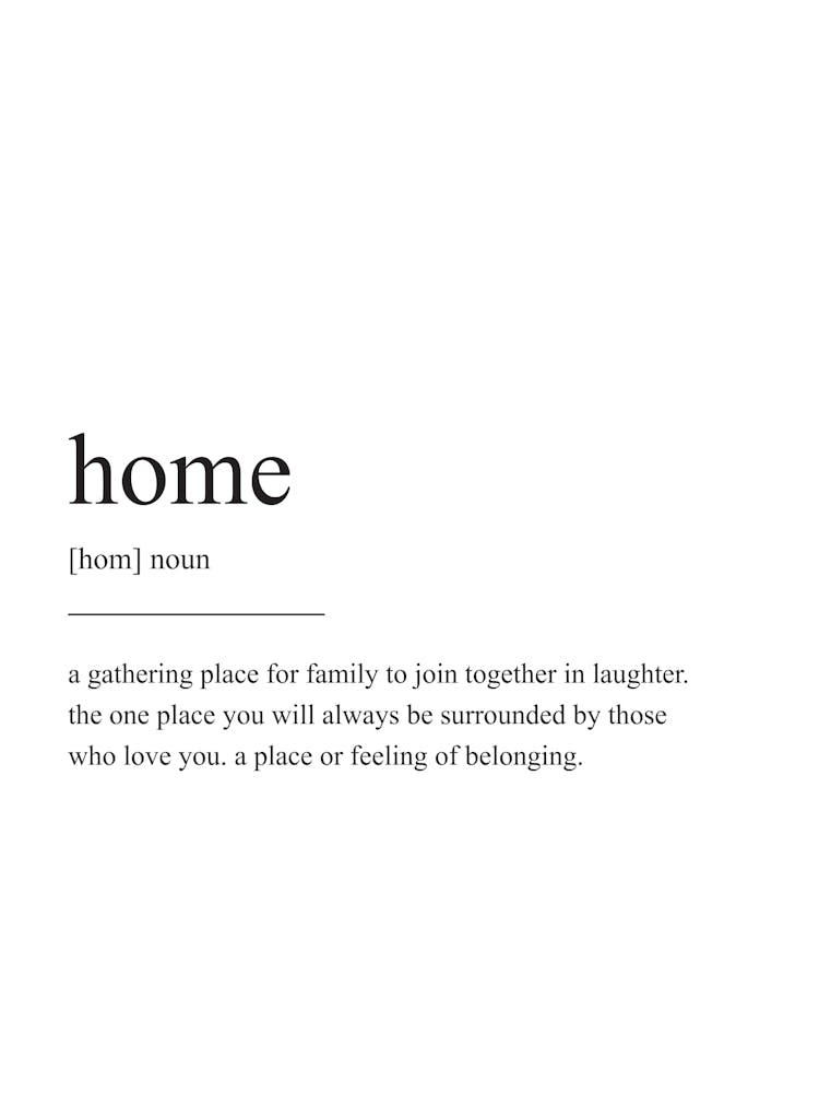 Home Definition Print