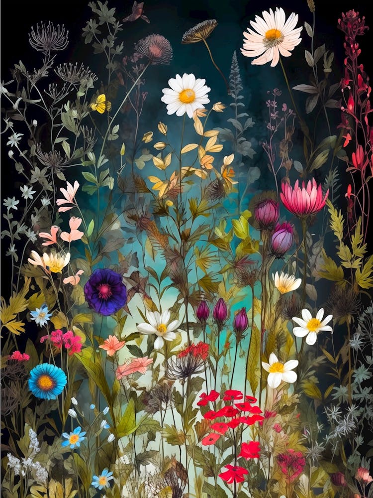 Wildflowers flowers nature art