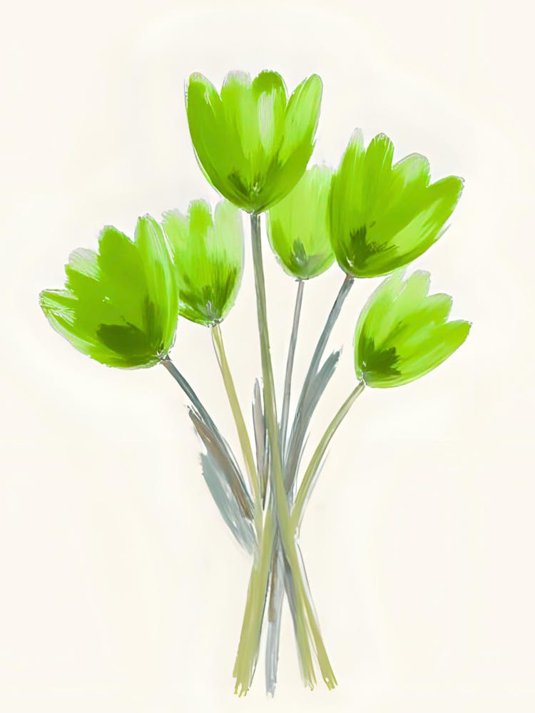 Green Tulips