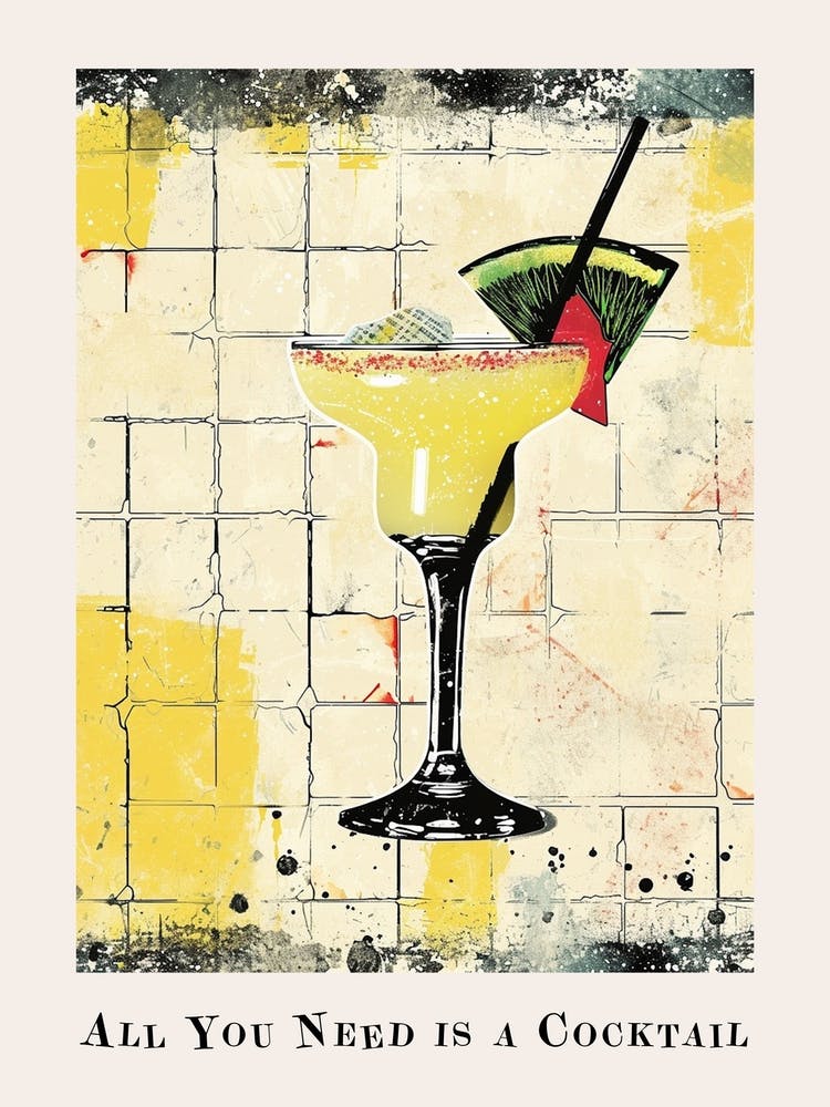 All You Need Is A Cocktail Tile Poster 11