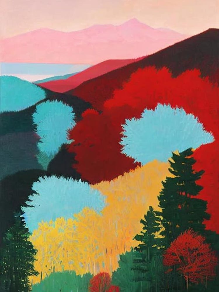 Olympic National Park United States Of America Abstract Colourful