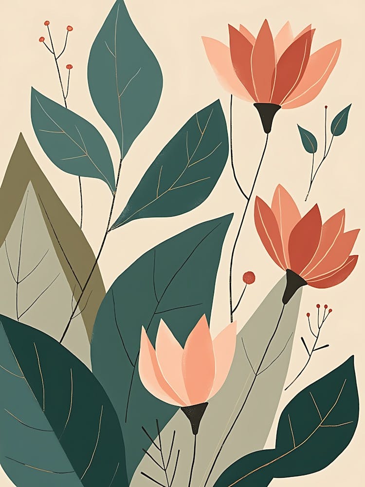 Abstract Floral Painting 3