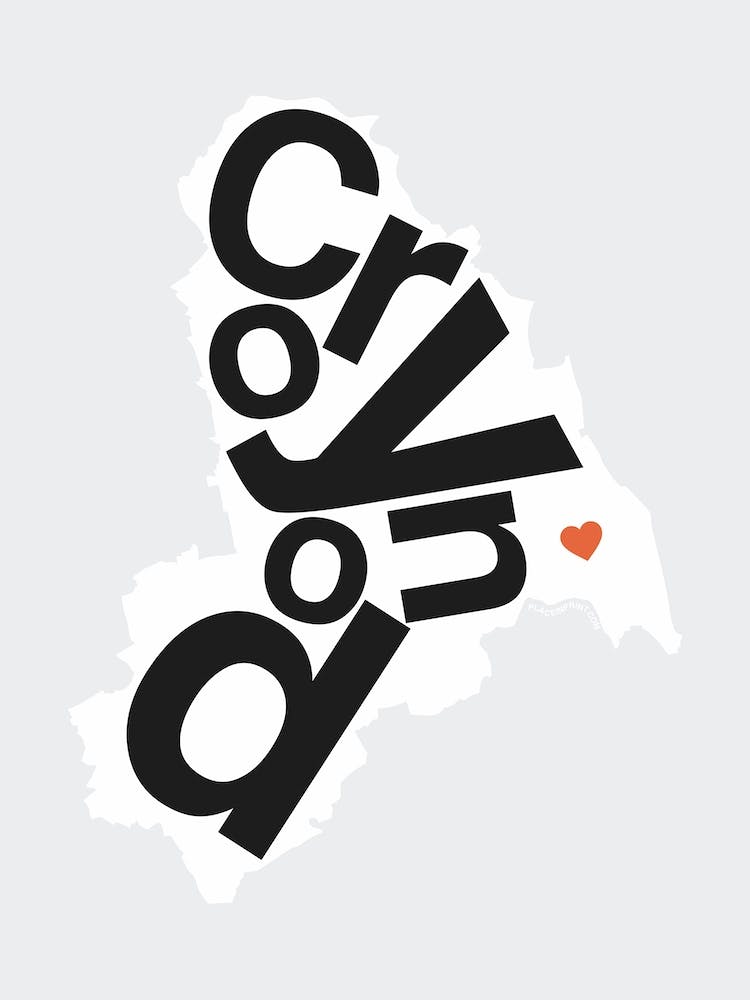 Croydon Type Map