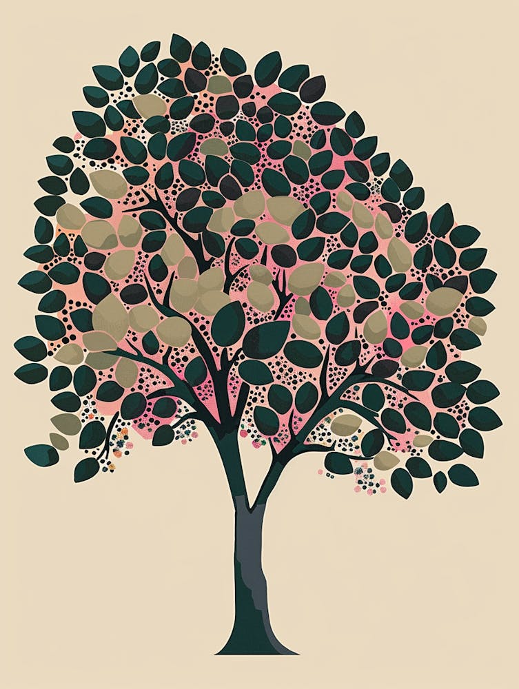 Illustration Colorée de Tilleul 1