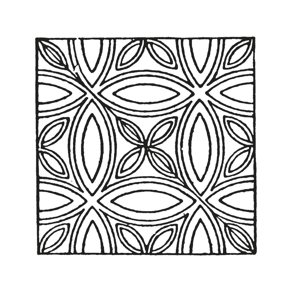 Geometric Pattern | Sketched Boho Tile Art