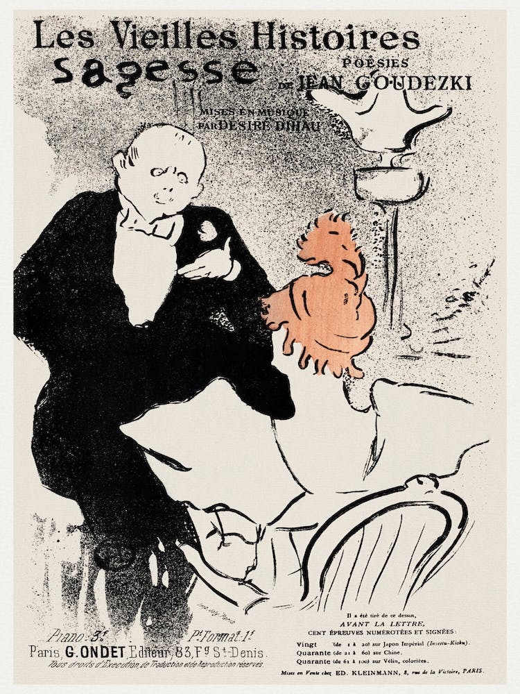 Les Vieilles Histoires Sagesse (1893), Henri de Toulouse-Lautrec