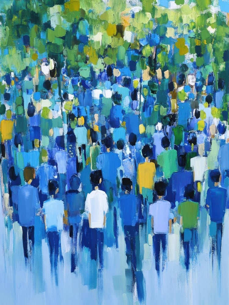 'People In Blue'