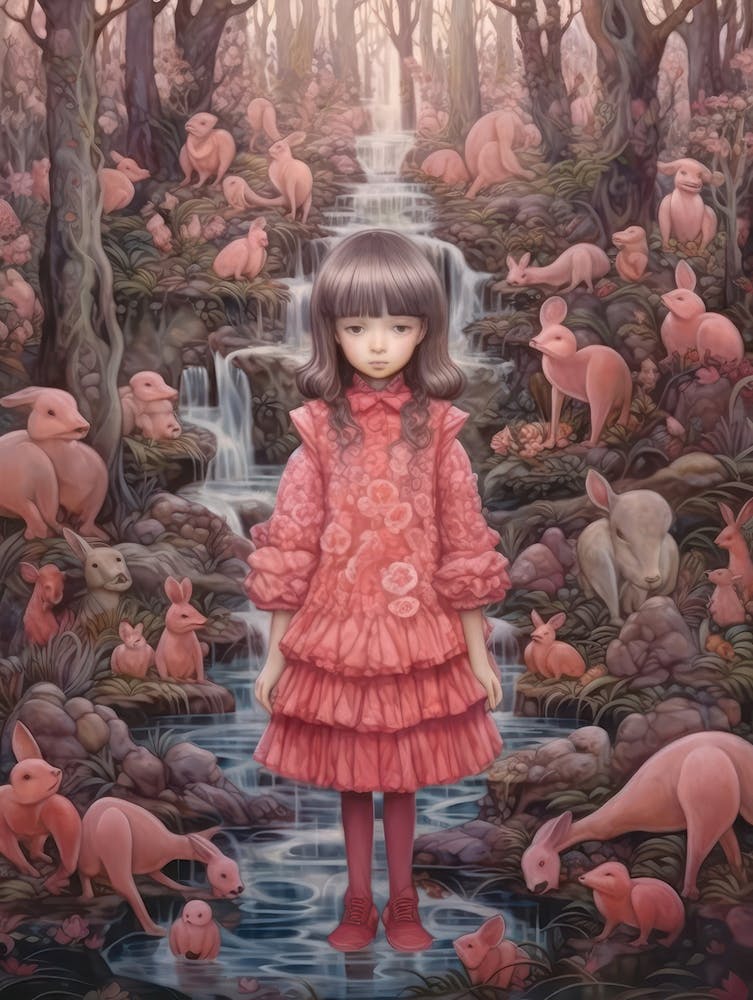 Girl In The Forest