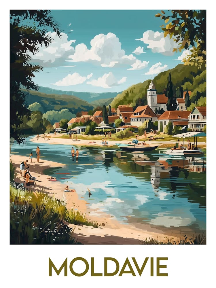 Affiche de voyage Moldavie 1