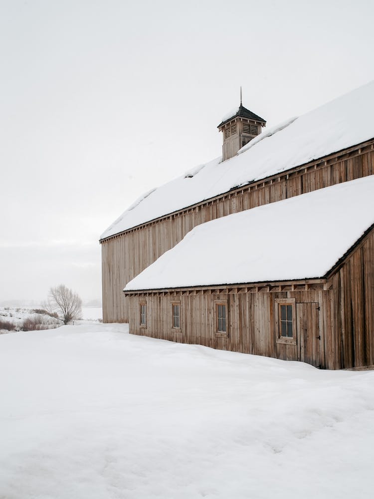 Snow Covered Barn