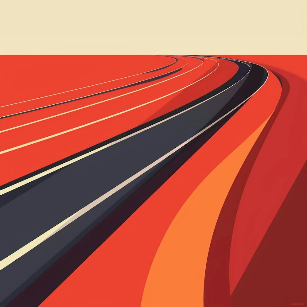 A Track And Field Competition Minimal Illustrati 1718703029 4