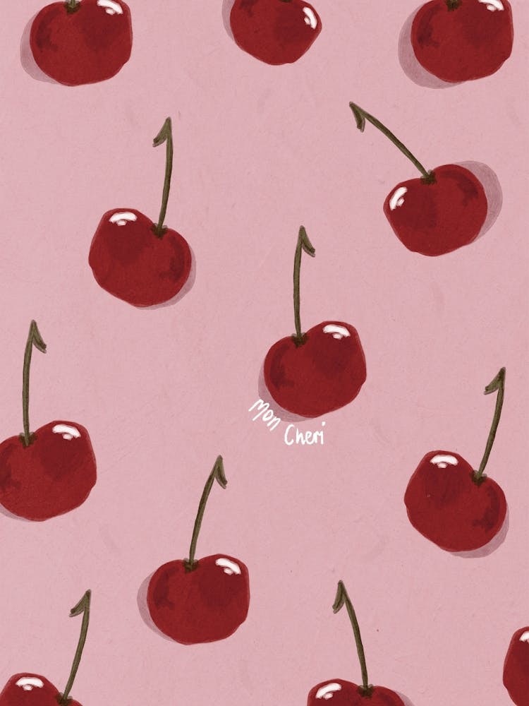 Pink Cherries Mon Cheri
