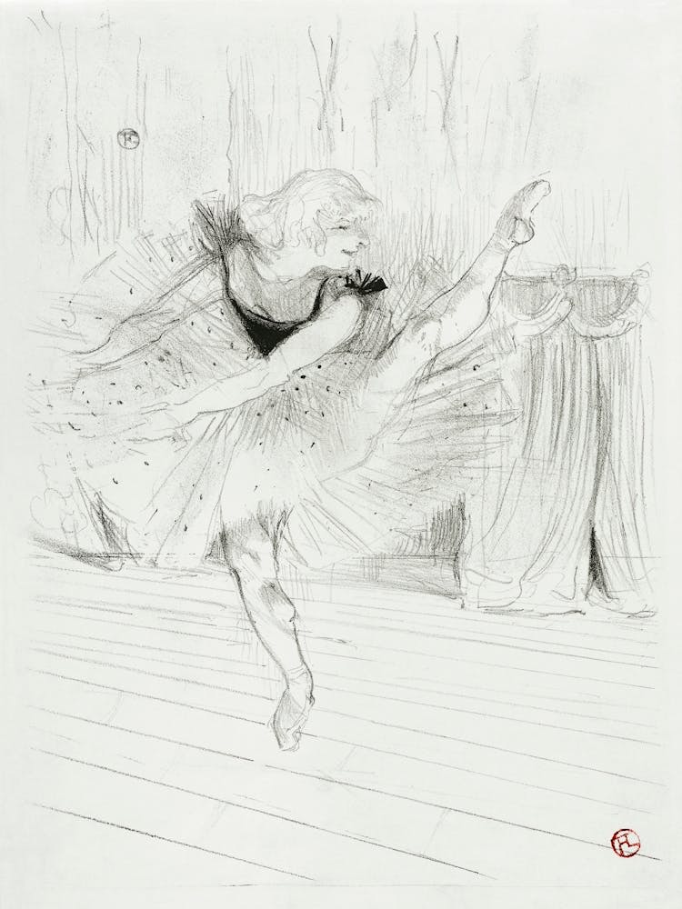 Miss Ida Heath, English Dancer (1894), 1, Henri de Toulouse-Lautrec