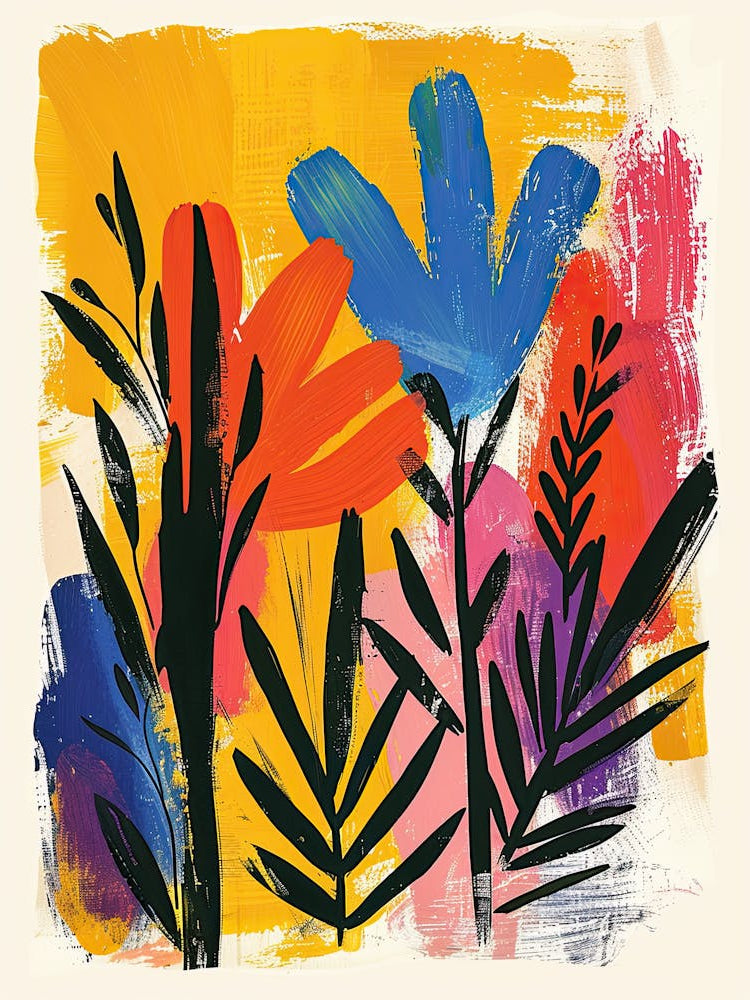 Vibrant Contrasts Matisse Style