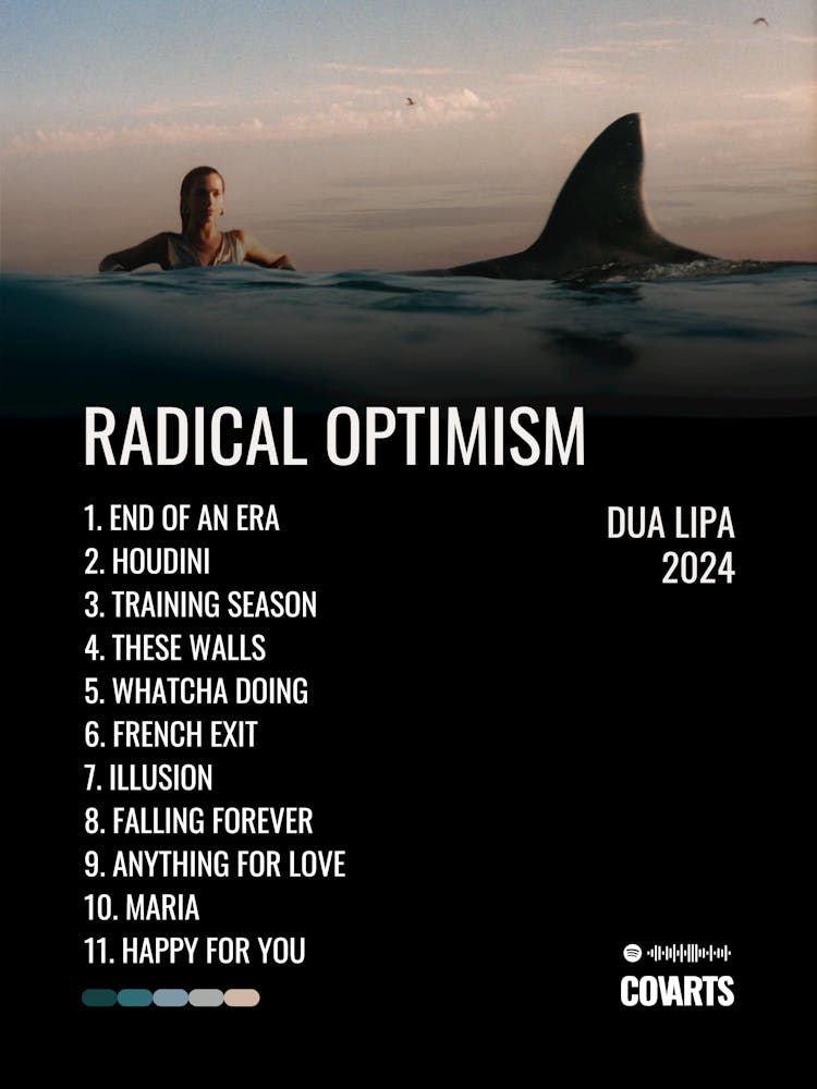 Radical Optimism Dua Lipa - Album Poster