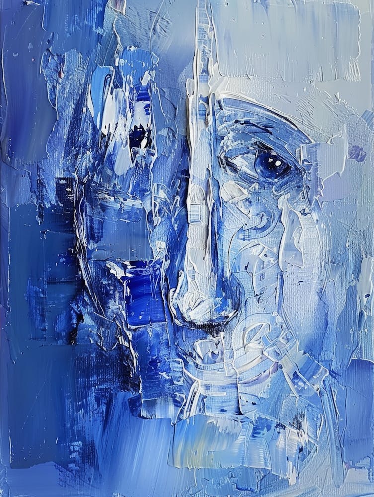 Blue Face 7