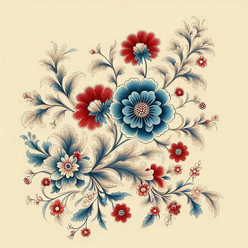 Russian Floral Painting