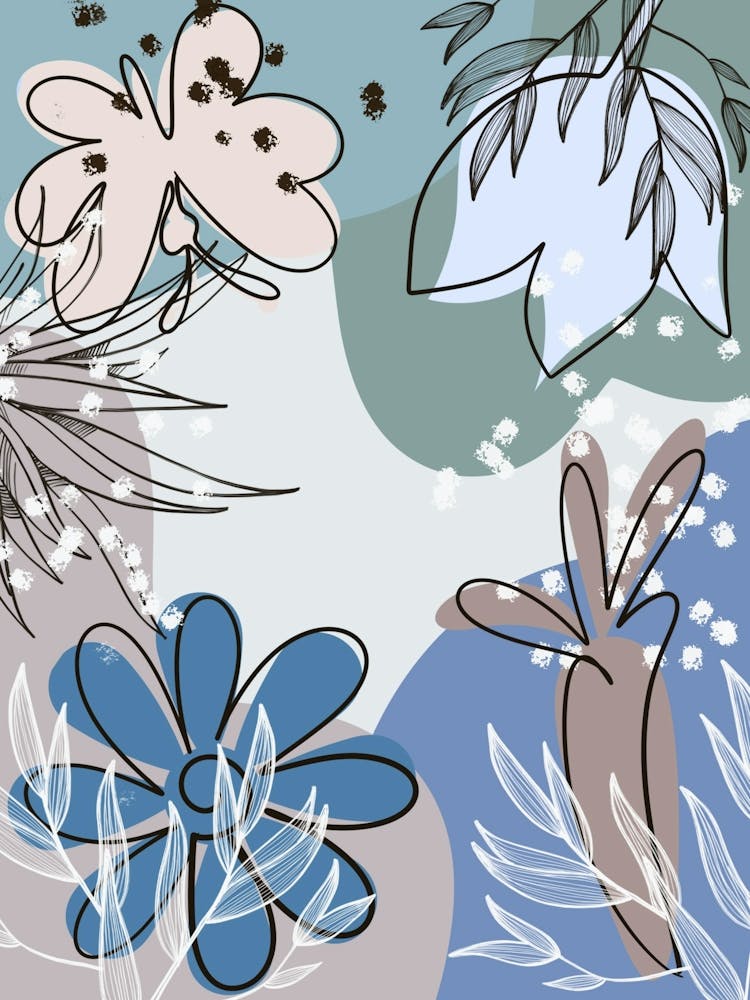 Abstract Floral Pattern 10