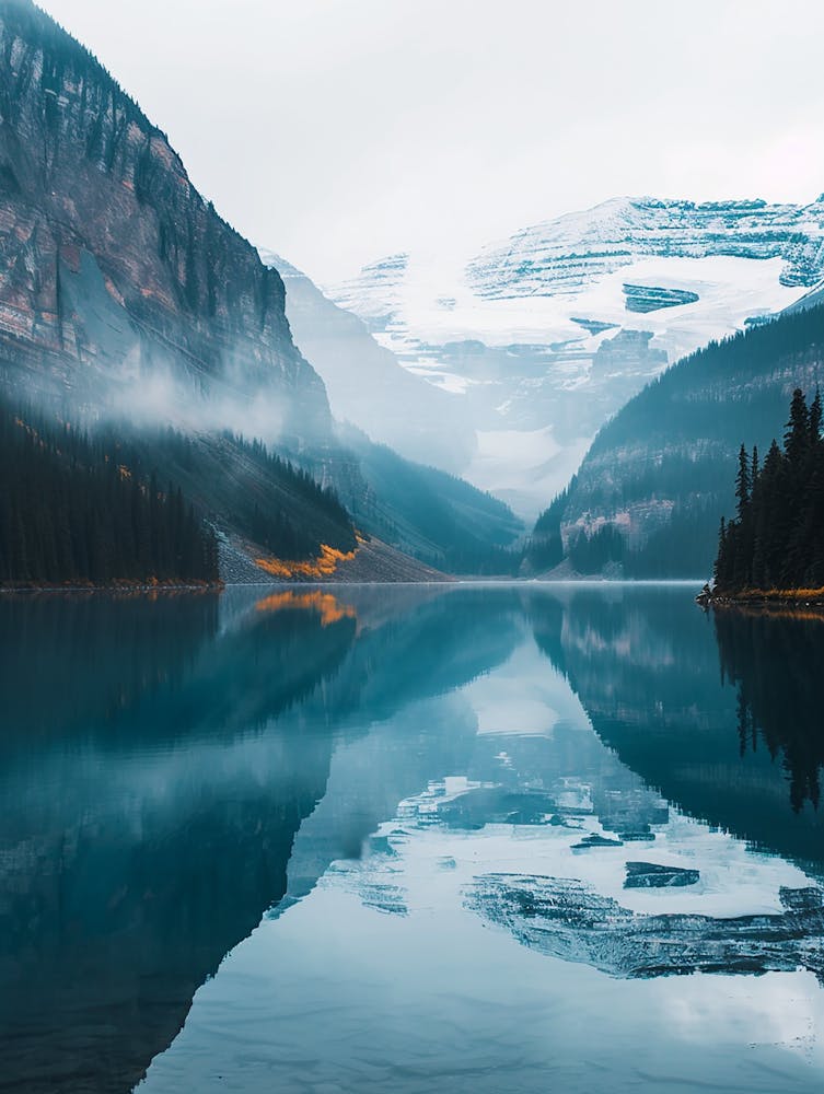 Reflections In Lake Banff