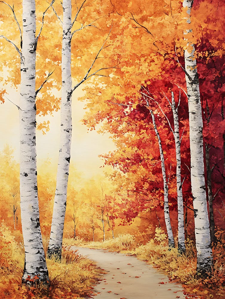 Beautiful Autumn Painting 13
