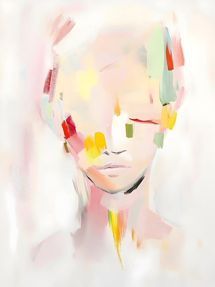 Abstract Of A Woman'S Face 3