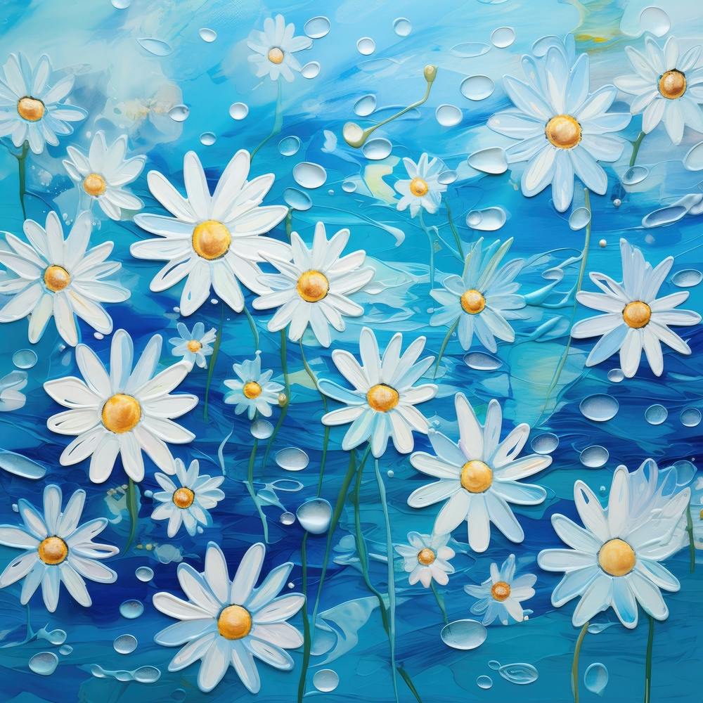 Daisies In Water