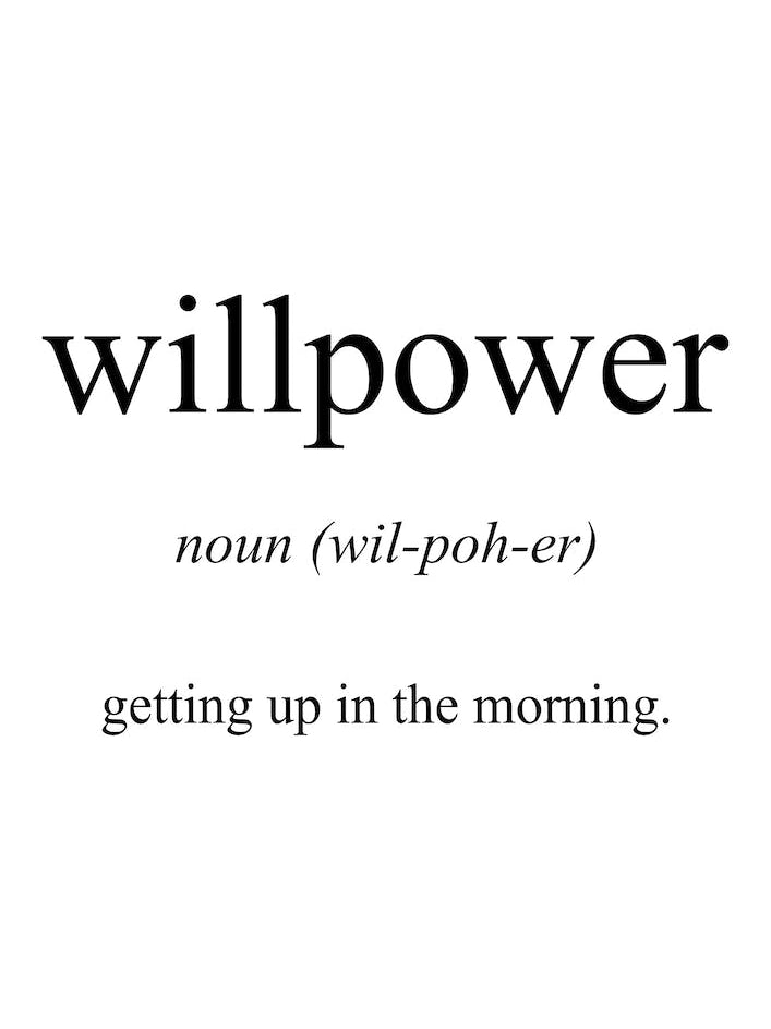 Willpower Meaning