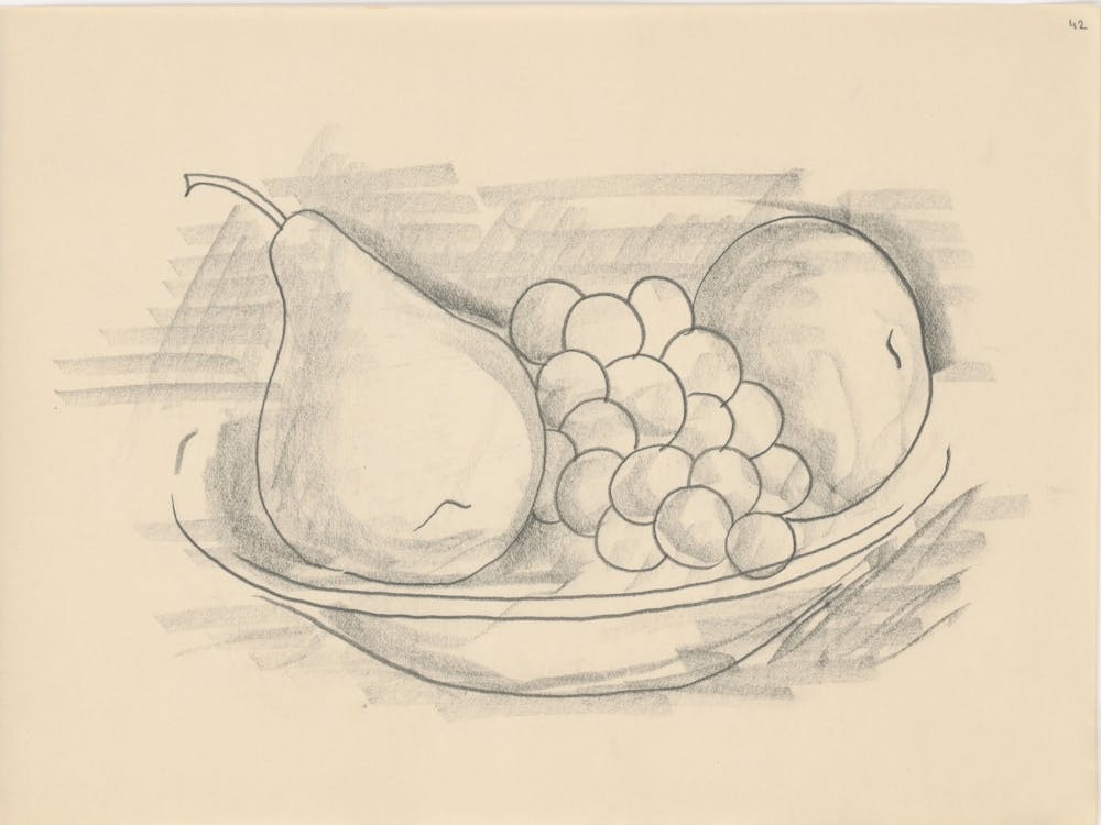 Sketchbook With Various Studio Drawings, Mikuláš Galanda 1