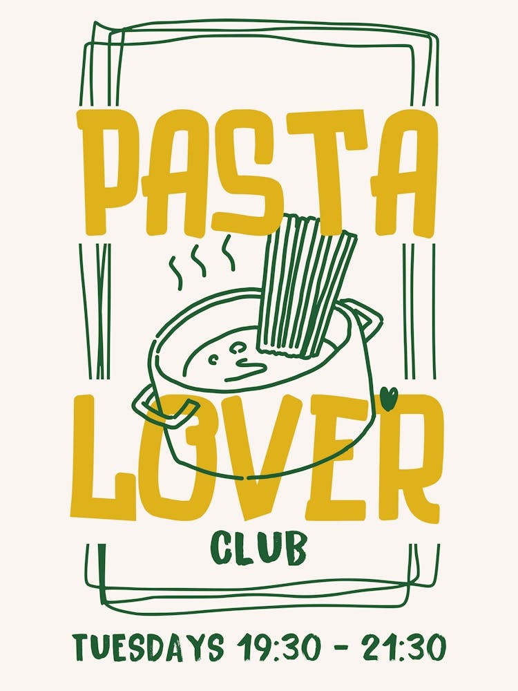 Pasta Lover Club in Green