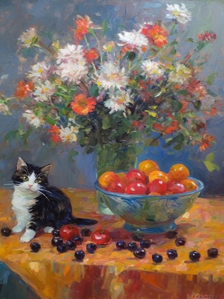 Aster With A Cat 1
