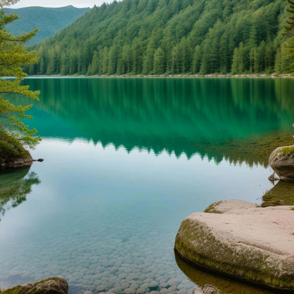 Lake In The Mountains