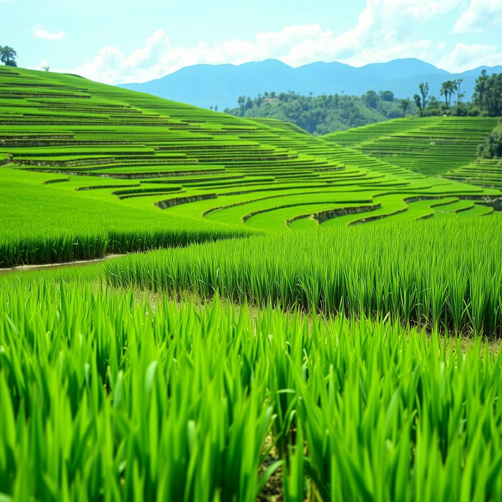 Rizières Au Vietnam