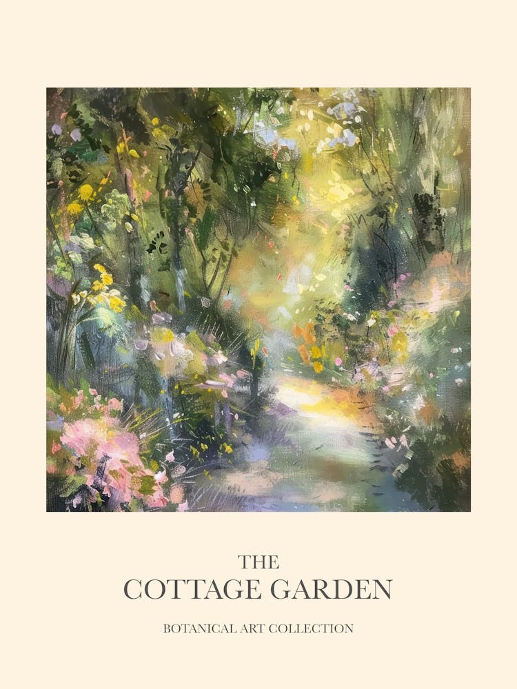Cottage Garden Poster Wild Garden 5