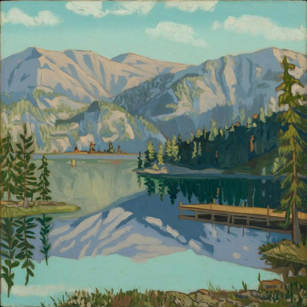 Lake In The Mountains