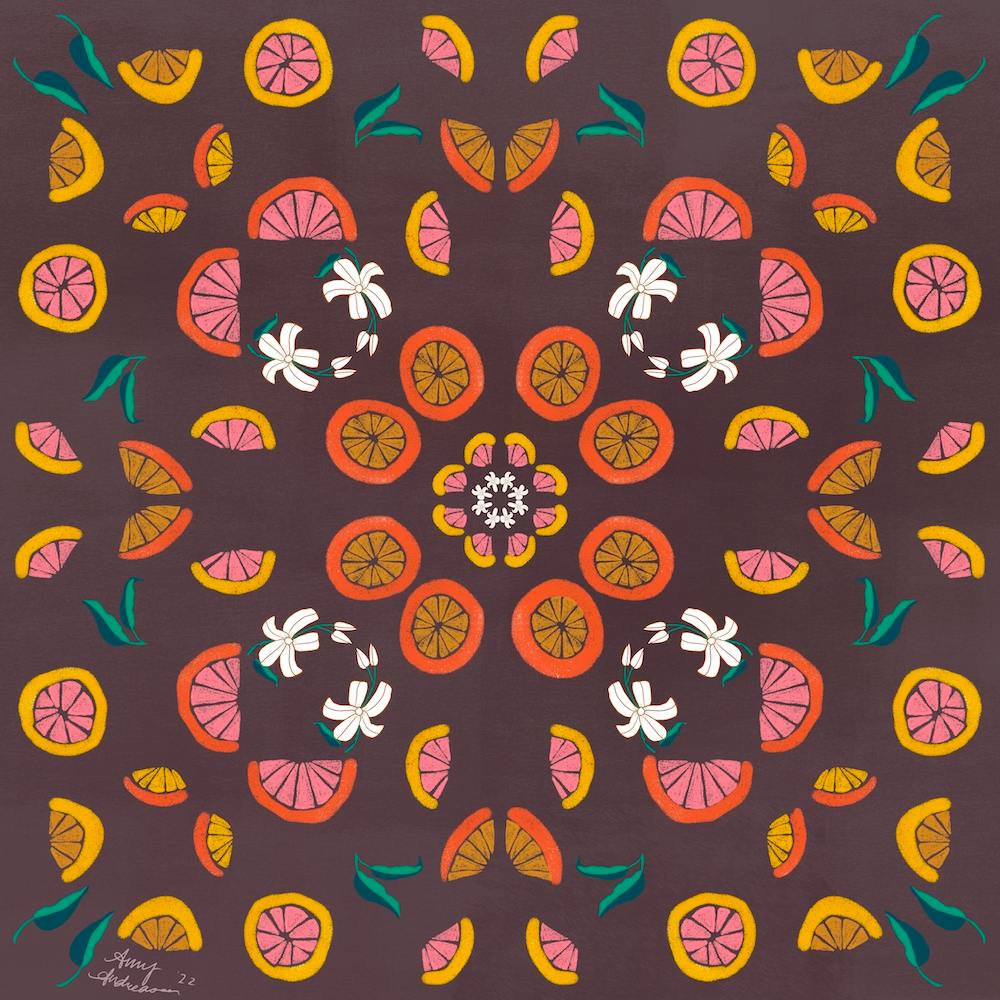Citrus Blossom Kalieoscope
