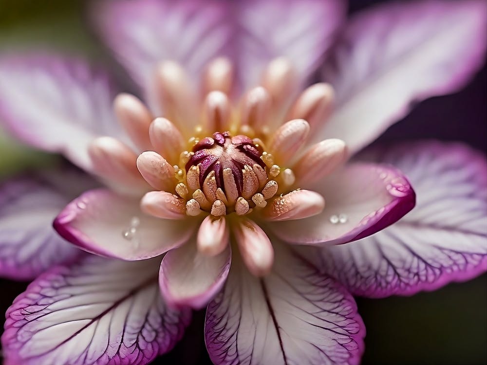 Fleur De Clématite Violette