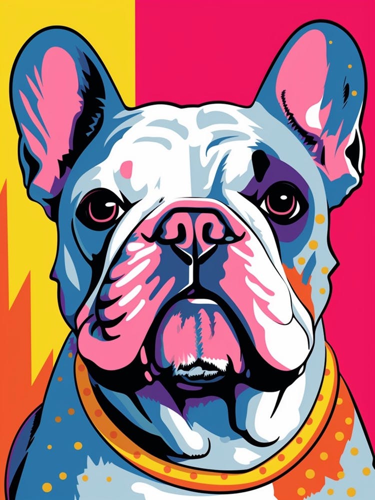 Pop Art French Bulldog 1