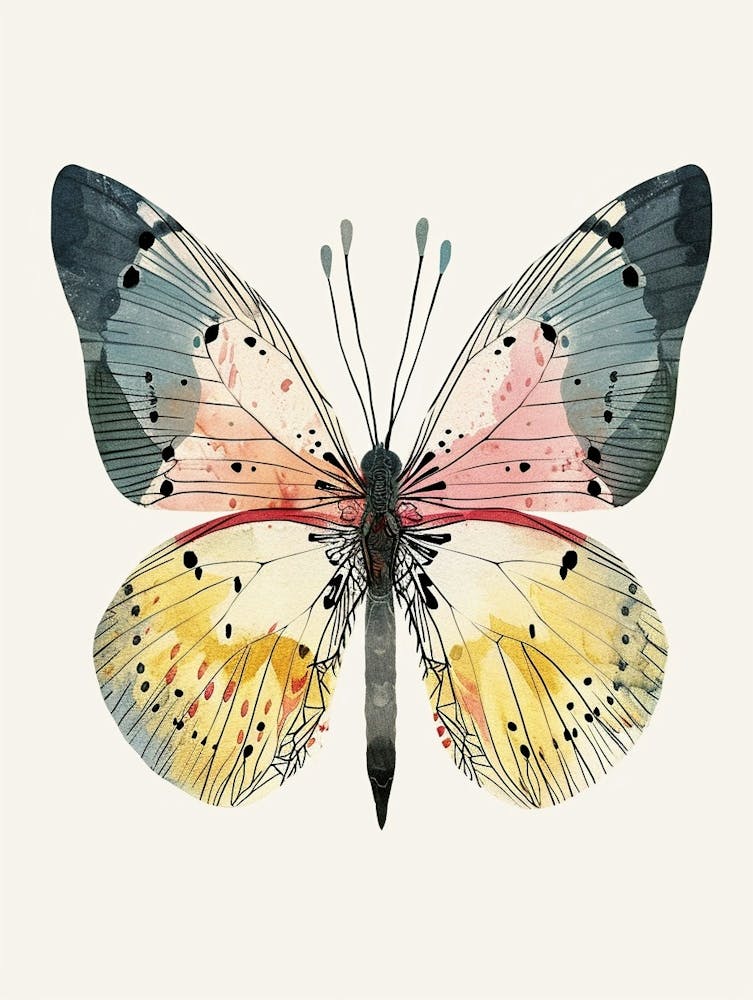 Colourful Insect Illustration Butterfly 30