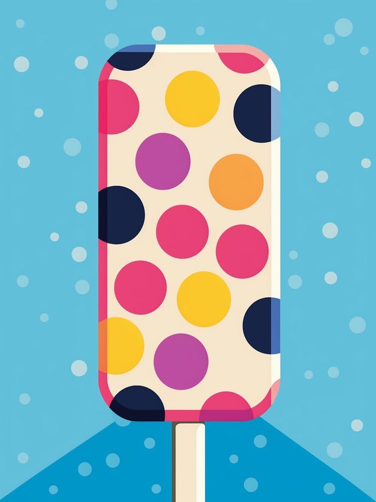 Pop Art Ice Pops Dots 2