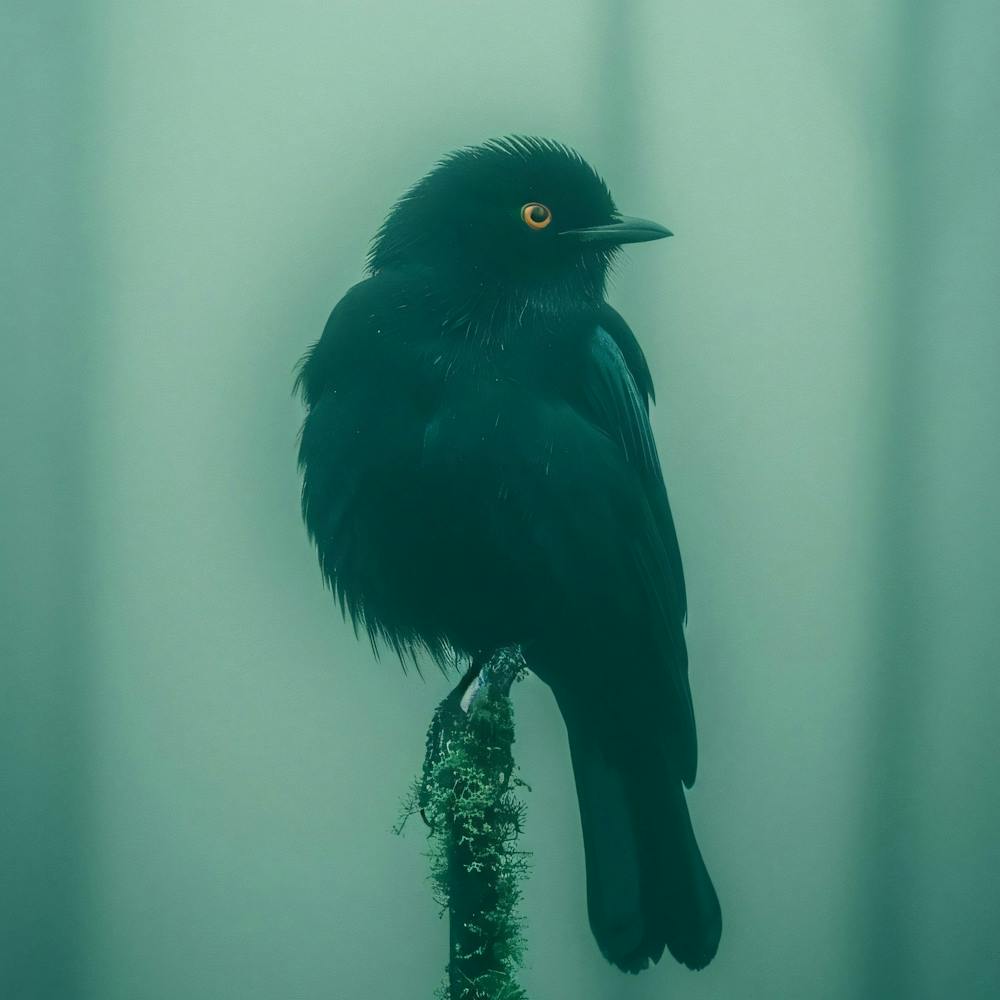 Black Bird In The Fog