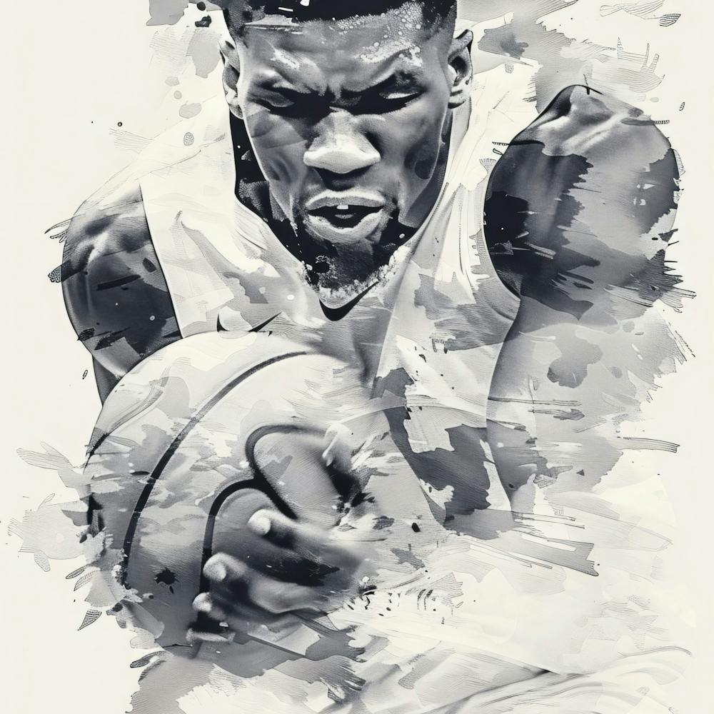 Basketball Player In Action 3