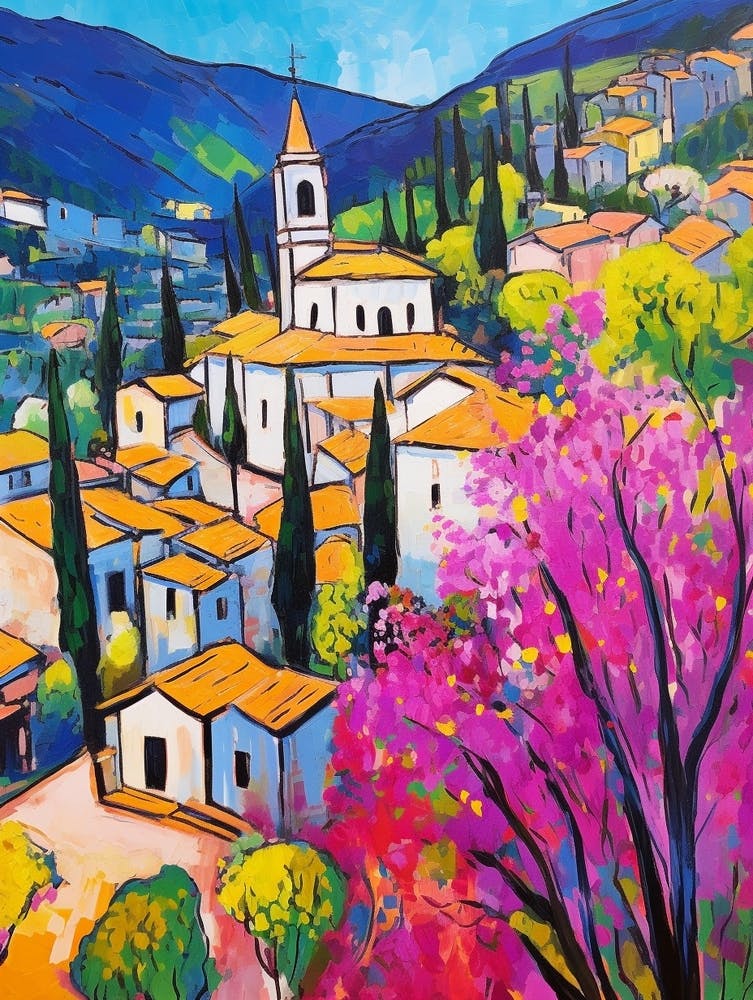 Spoleto Italy 3 Fauvist Painting