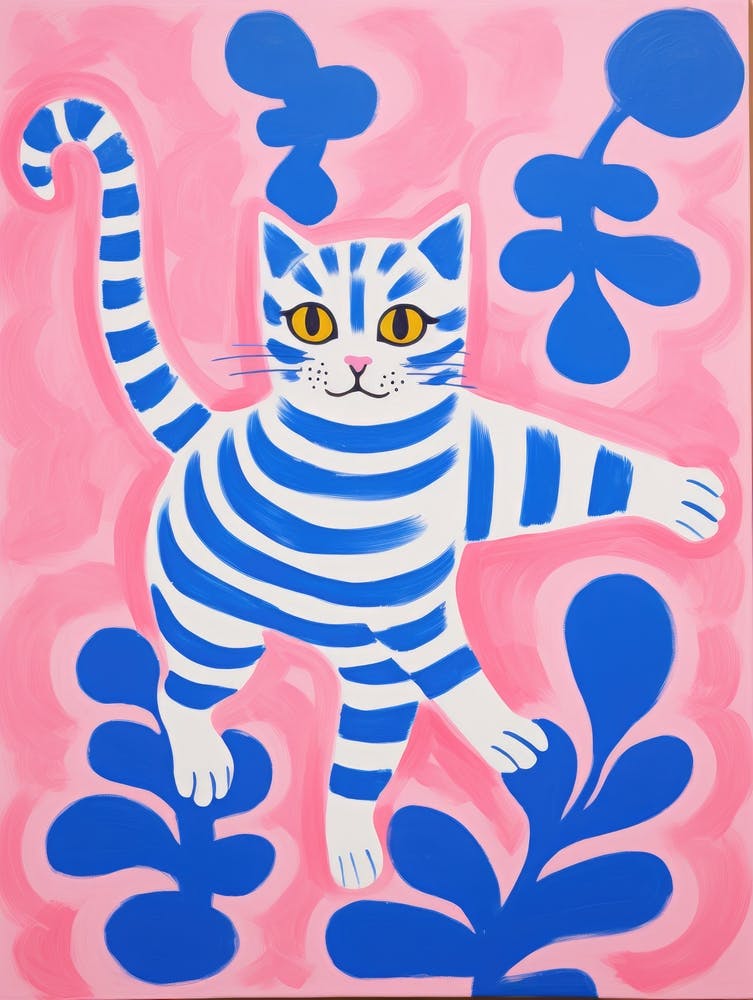 Gestreifte Katze 6