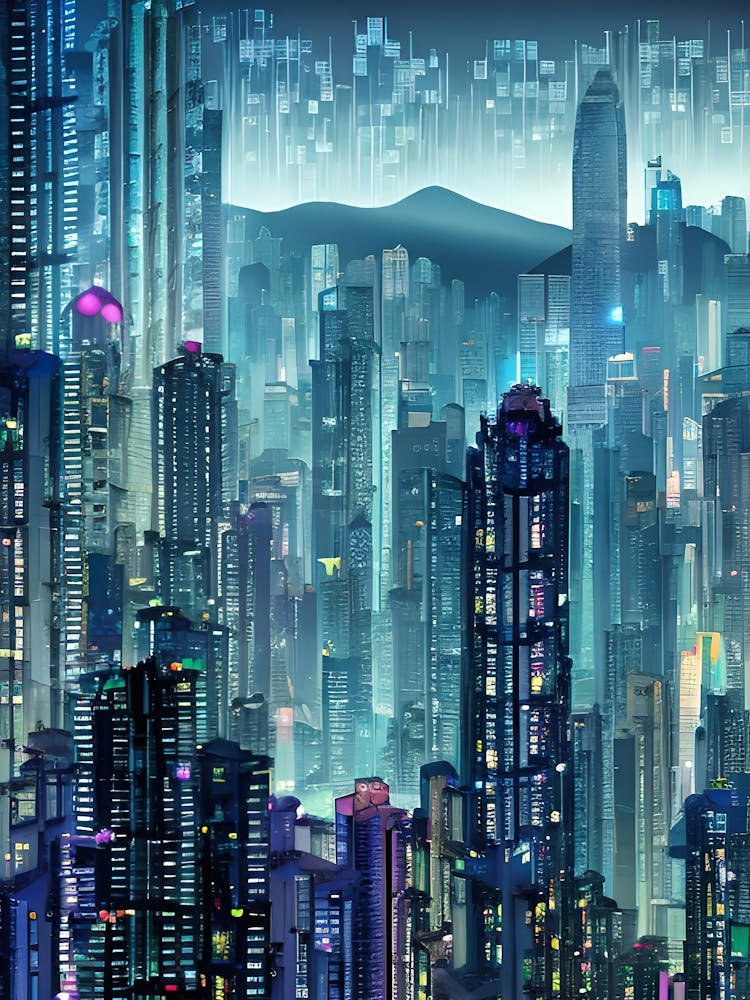 Paysage Urbain Futuriste