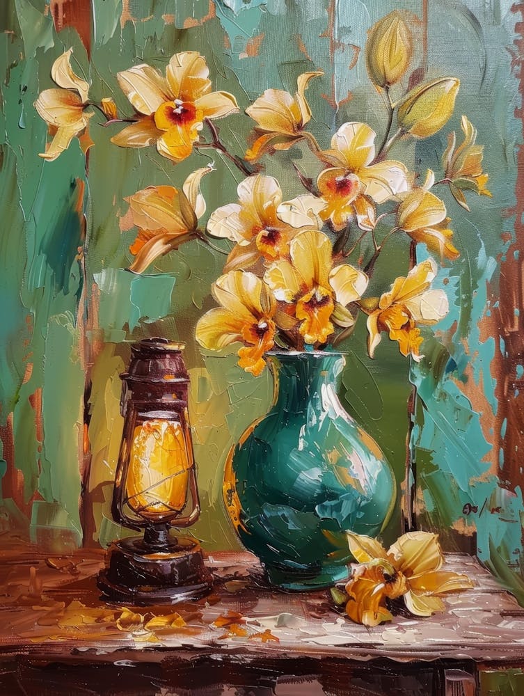 Orchids In A Vase 3